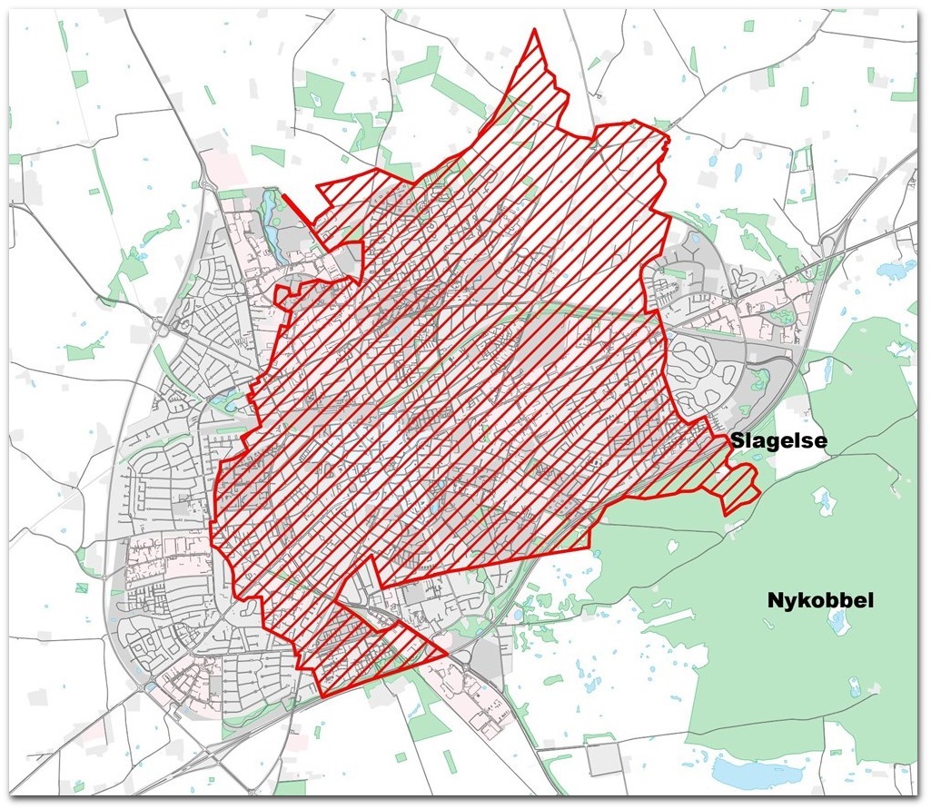 Forsyningsområde Zeanet Slagelse 2024